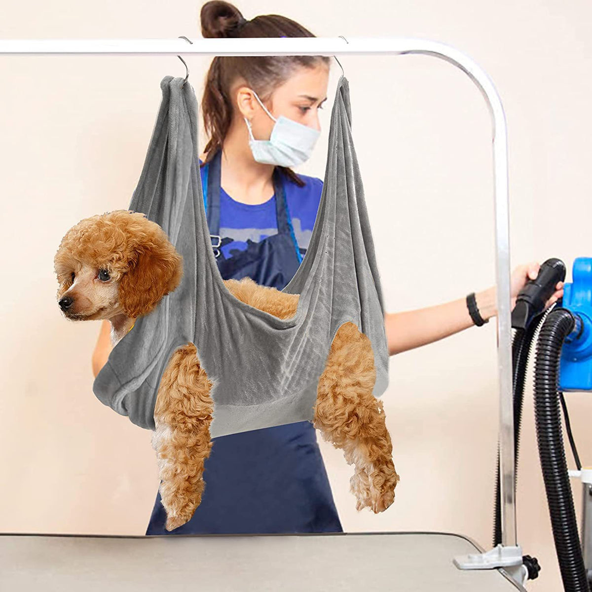 Pet Grooming Hammock for Small and Medium Dogs and Cats