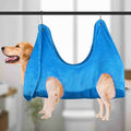 Pet Grooming Hammock for Small and Medium Dogs and Cats – Blue / S