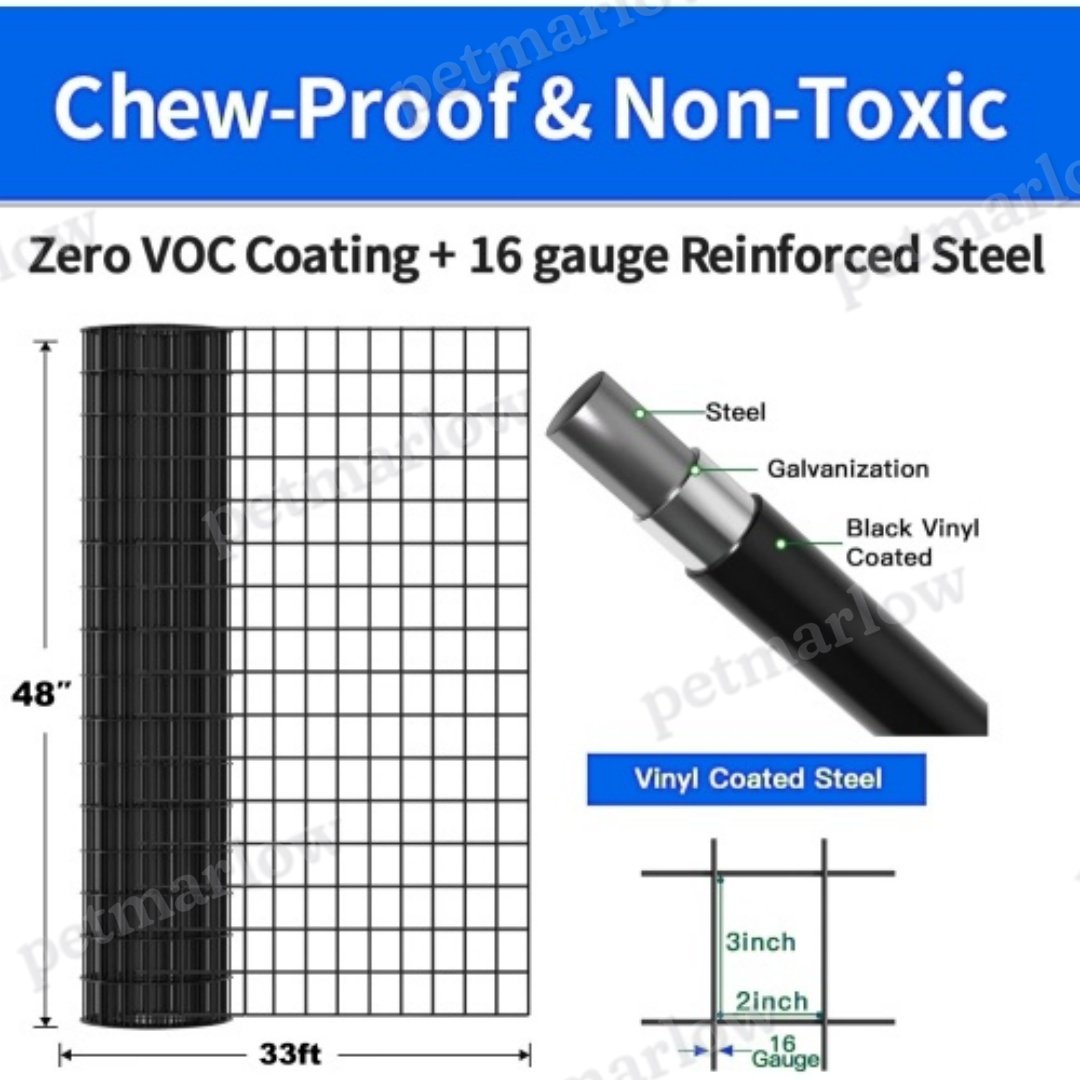 Pet Guardrails for Dogs and Cats, 48 Inch x 33 Feet – view 2