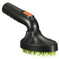 Pet Hair Brush for Vacuum with Silicone Bristles and Ergonomic Handle – Black