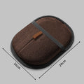 Pet Hair Remover Mitt for Dogs and Cats – Dark brown / 1PCS