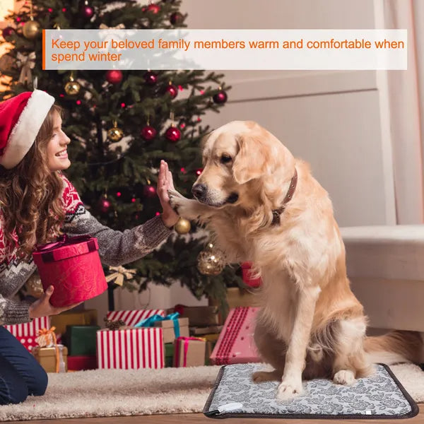 Pet Heating Pad for Dogs and Cats - Waterproof and Adjustable