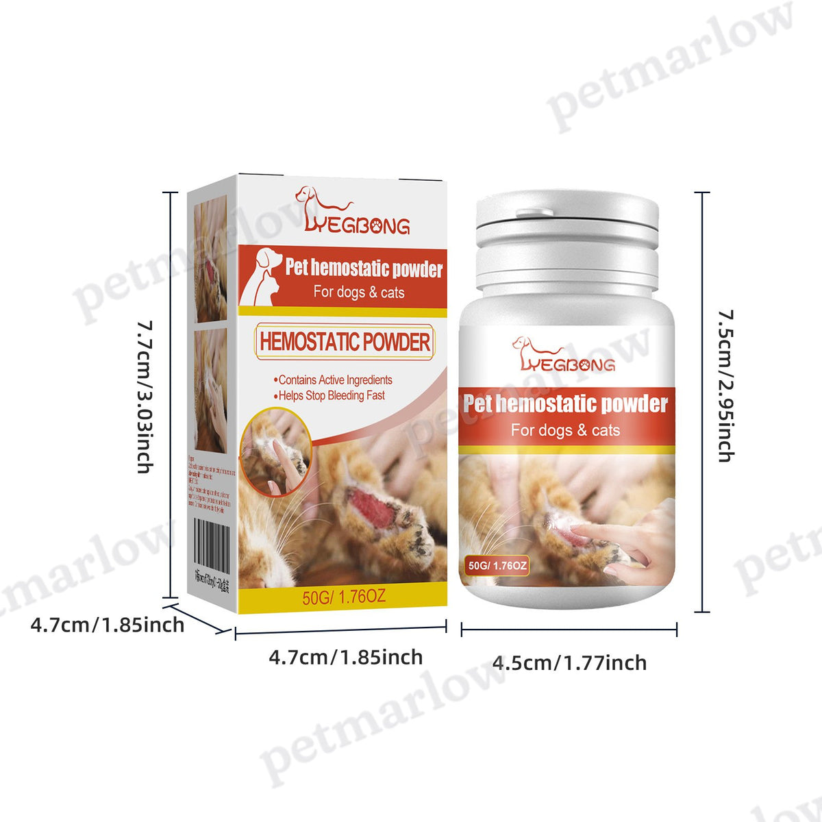 Pet Hemostatic Powder for Fast Bleeding Control – view 2