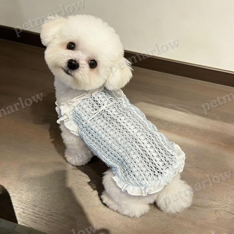 Pet Hollowed-out Lace Vest Summer Thin Style For Dogs – view 2