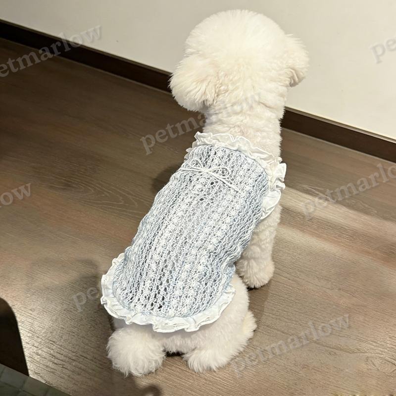 Pet Hollowed-out Lace Vest Summer Thin Style For Dogs – view 3