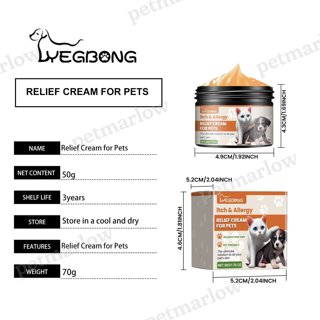 Pet Itch & Allergy Relief Cream for Dogs and Cats – view 4