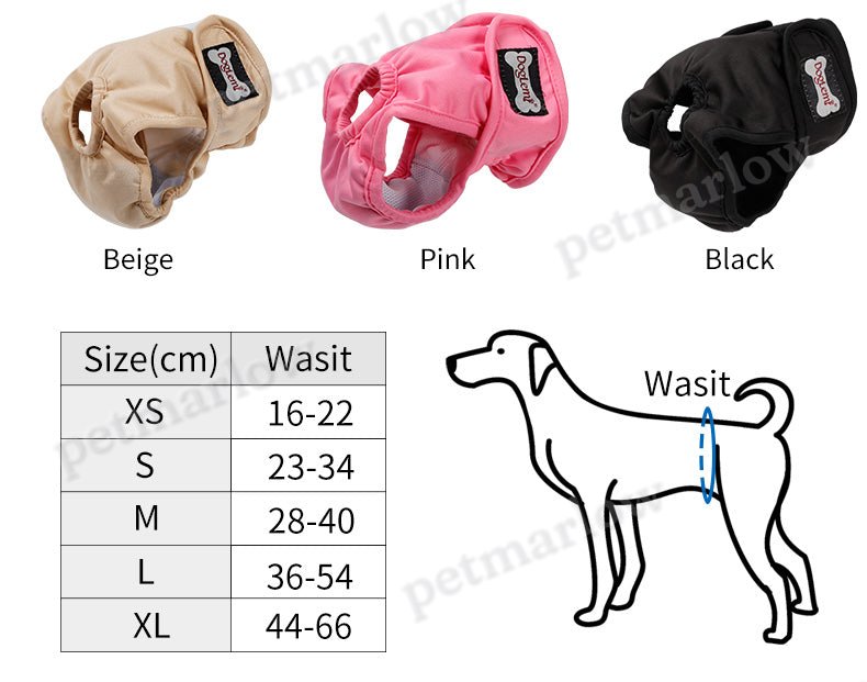 Pet Menstrual Pants Dog Menstrual Pants Dog Anti-Harassment Safety Pants – view 6