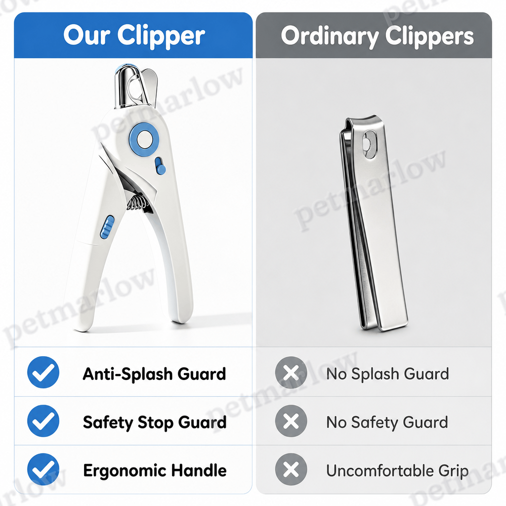 Pet Nail Clippers for Cats and Dogs with Safety Guard – view 3