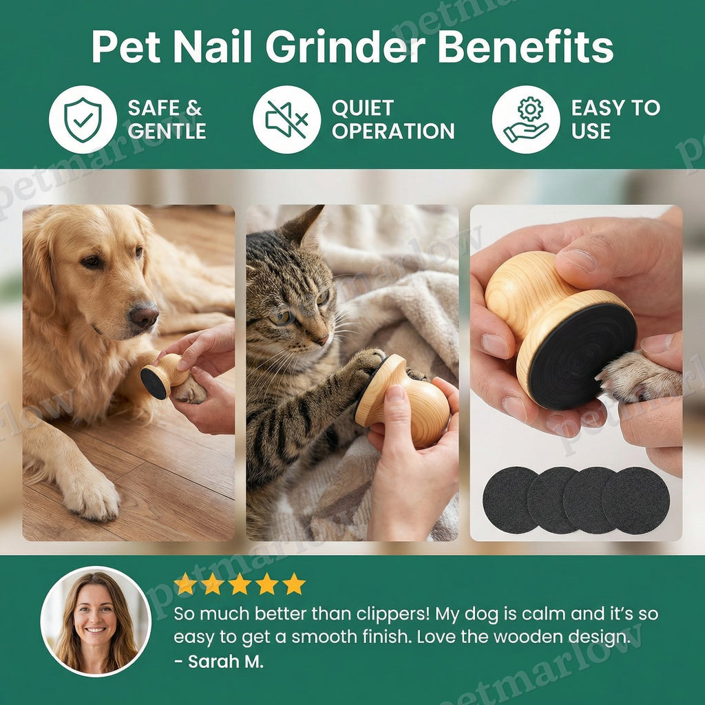 Pet Nail Grinder for Dogs & Cats – Safe & Easy Claw Trimmer – view 6
