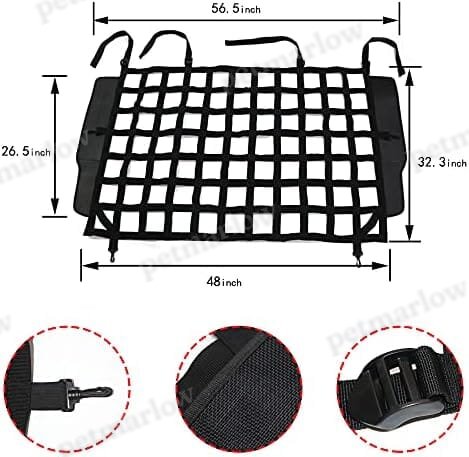 Pet Net Vehicle Safety Mesh Dog Barrier – view 2