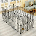 Pet Playpen for Small Animals - Indoor Portable Metal Fence