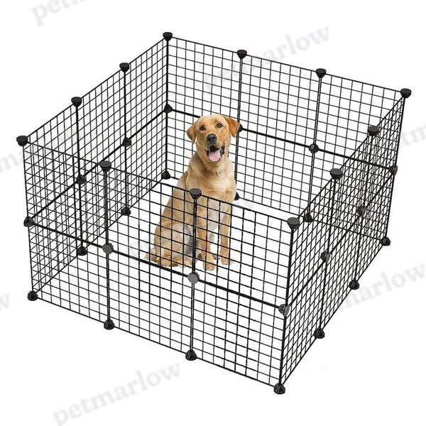 Pet Playpen for Small Animals - Indoor Portable Metal Fence – view 4