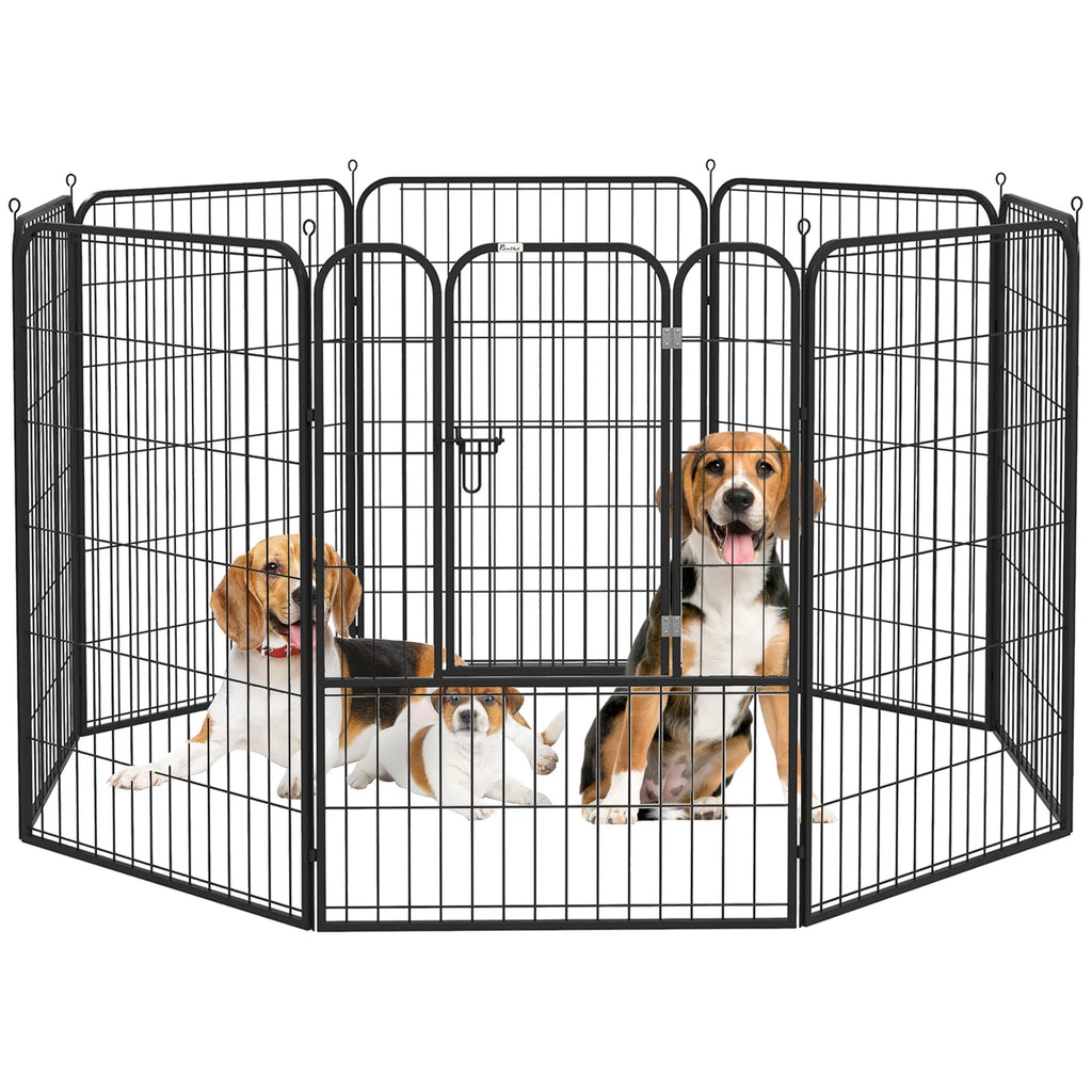 Pet Playpen with 8 Panels for Indoor and Outdoor Use