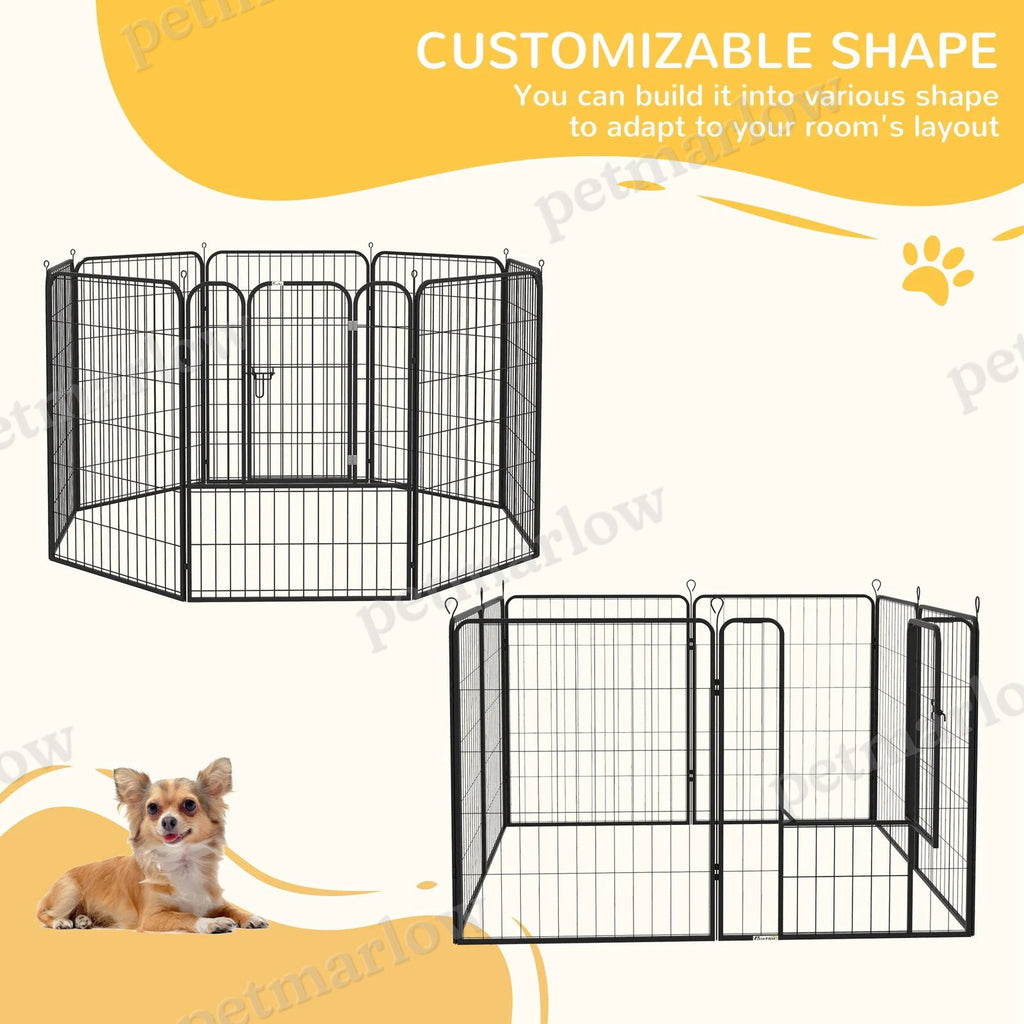 Pet Playpen with 8 Panels for Indoor and Outdoor Use – view 3