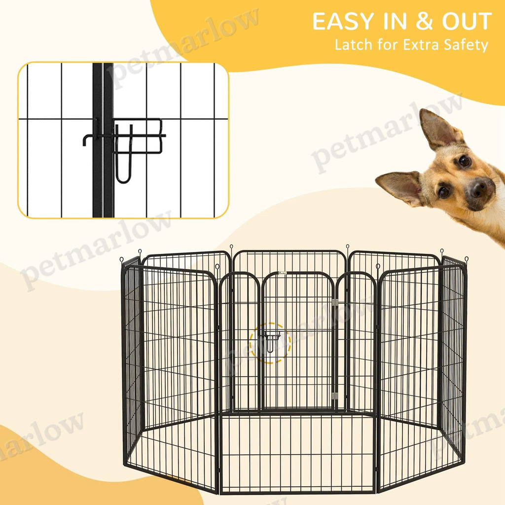 Pet Playpen with 8 Panels for Indoor and Outdoor Use – view 6