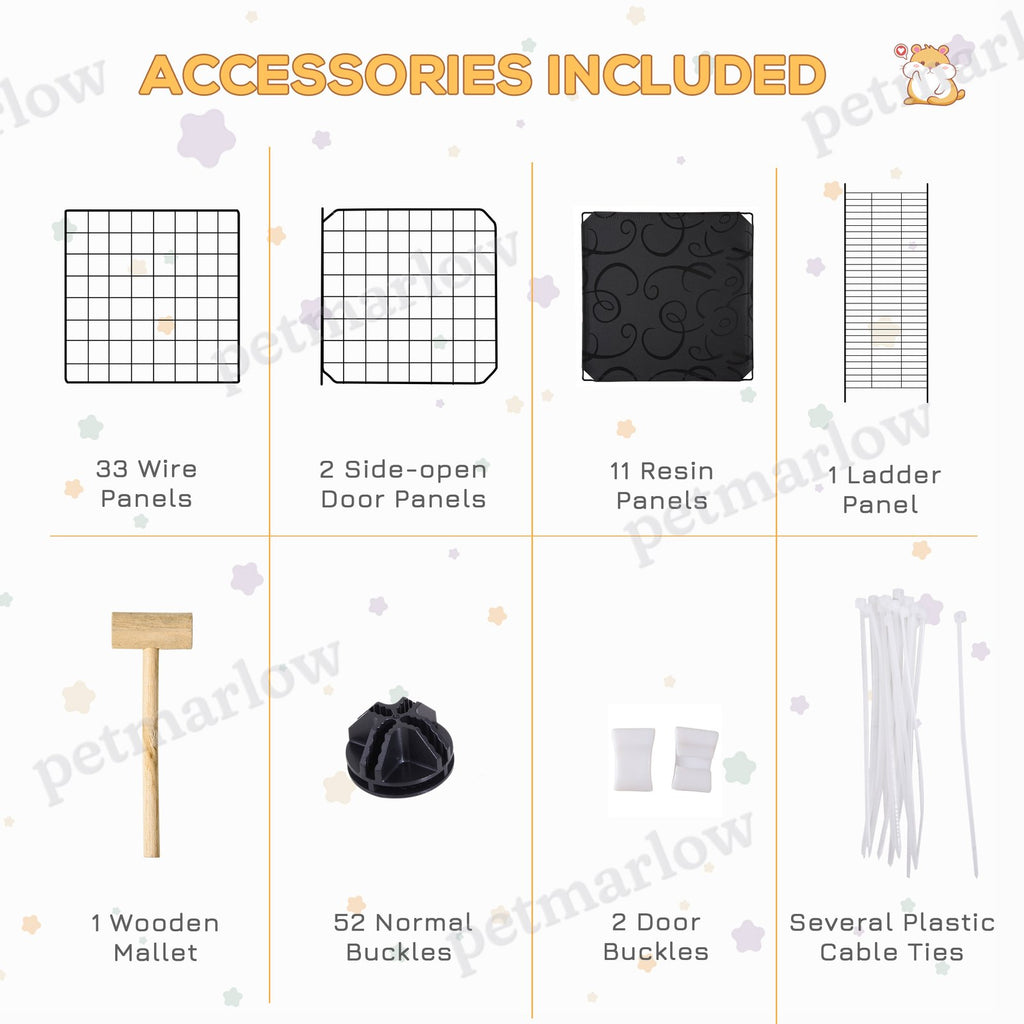 Pet Playpen with Door for Small Animals – view 4