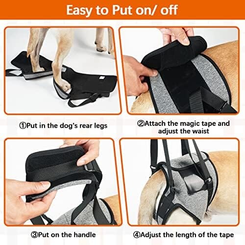 Pet Rear Support Aid Veterinarian Approved Sling for Old Help with Poor Stability – view 7