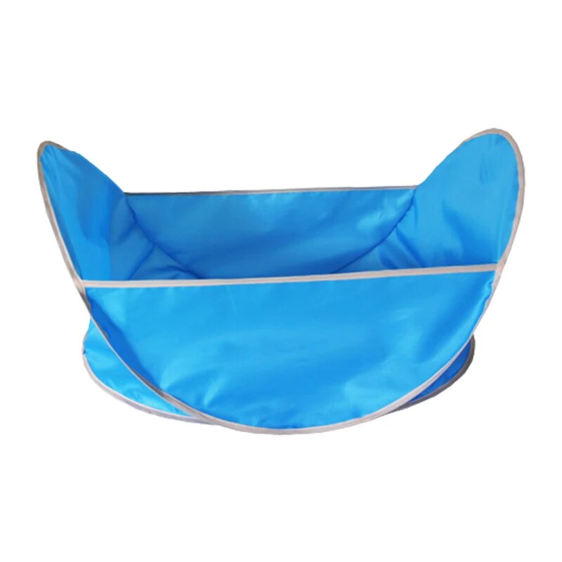 Pet Shearing Bib For Cat Dog Trim Hair Prevent Hair – Blue / 70cmX45cmX38cm