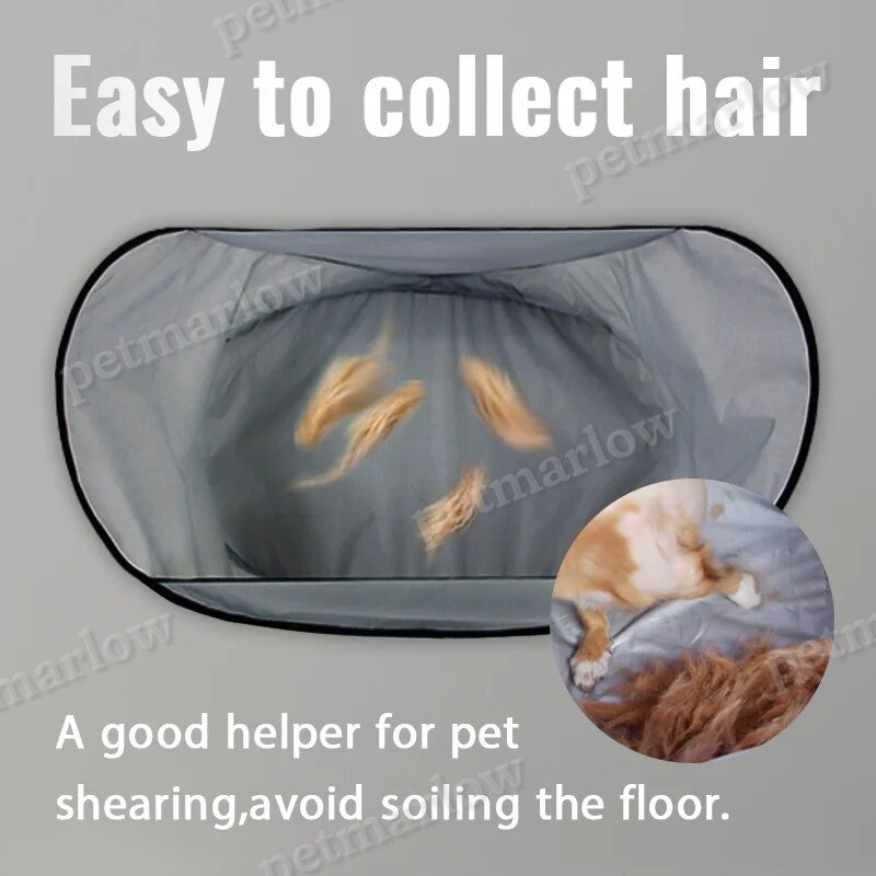 Pet Shearing Bib For Cat Dog Trim Hair Prevent Hair – view 5