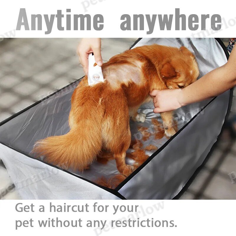 Pet Shearing Bib For Cat Dog Trim Hair Prevent Hair – view 6