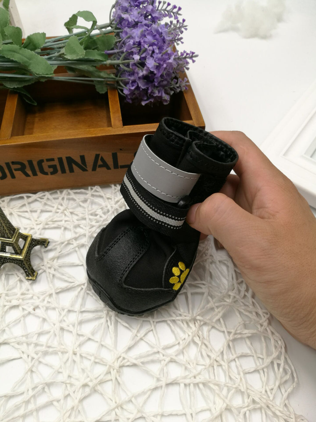Dog Shoes for Waterproof Protection and Comfort – Black / No7