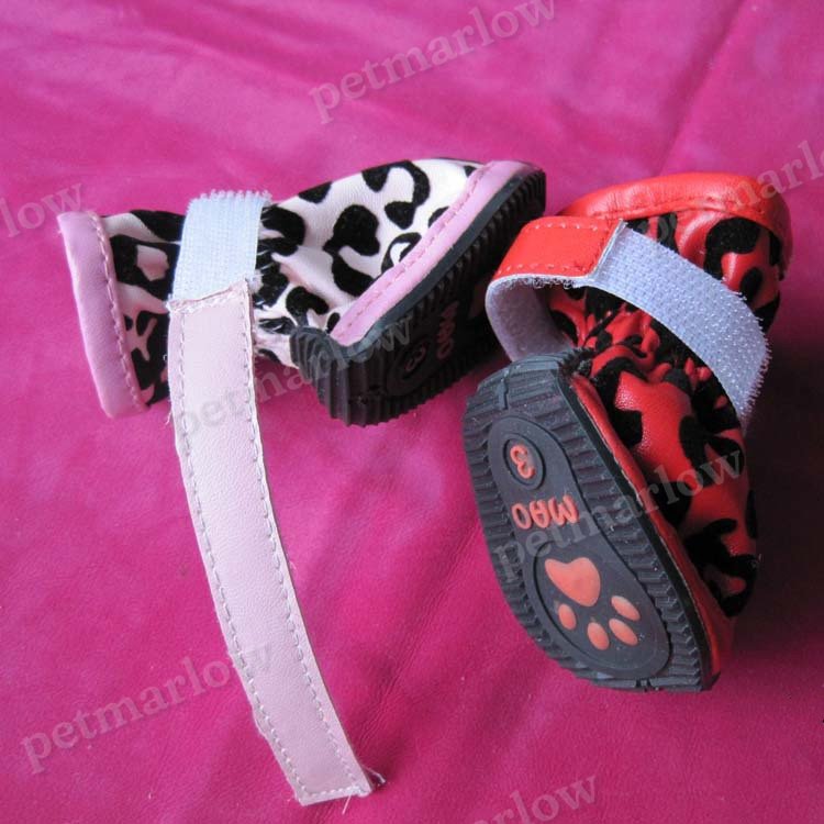 Pet Shoes with Leopard Print for Dogs and Cats – view 4