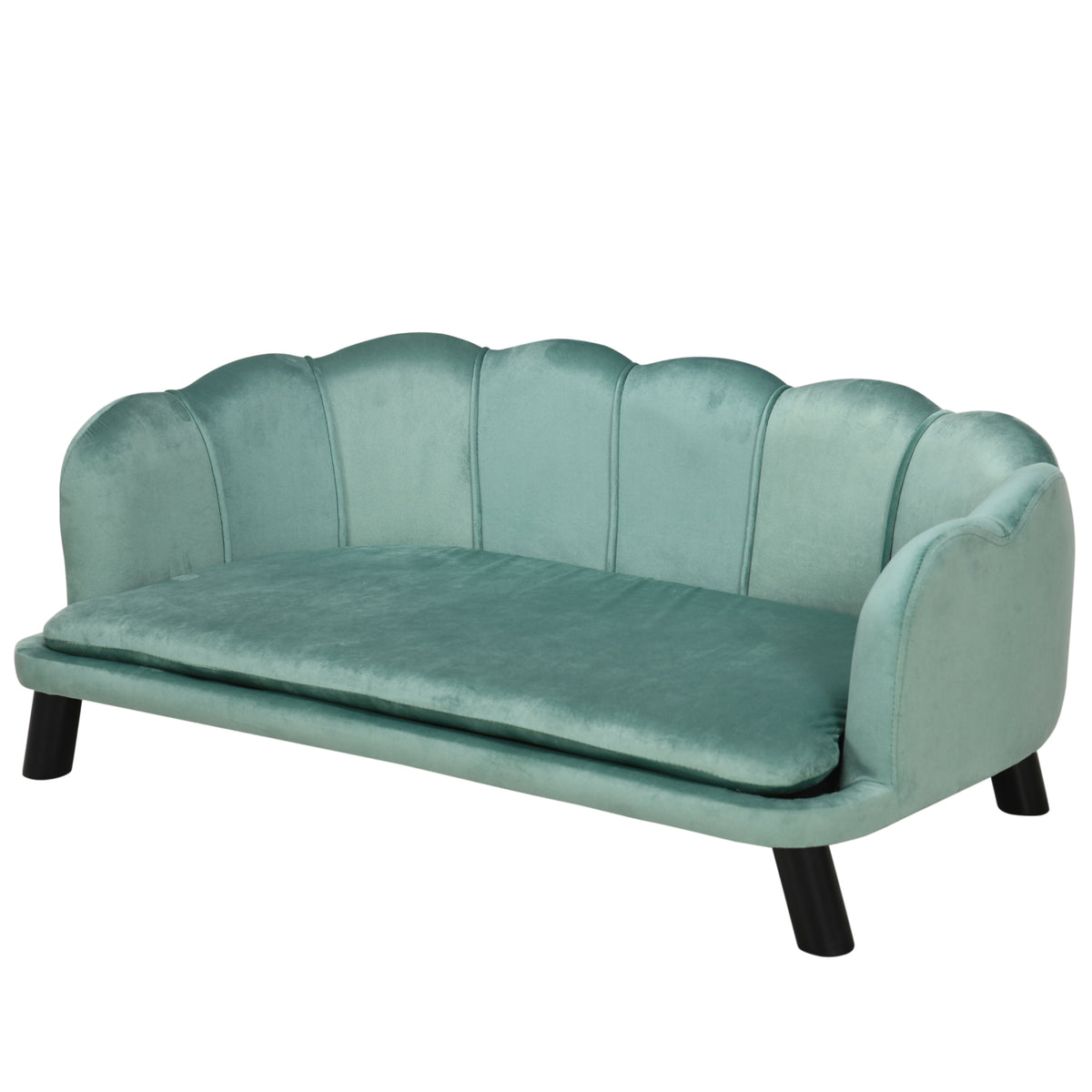 Pet Sofa Bed for Medium and Large Dogs with Cushion – Green / 1010x620x275 mm