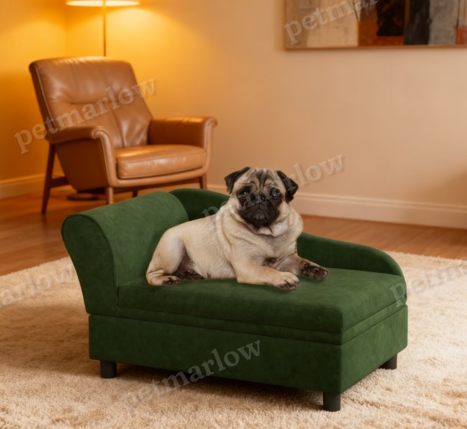 Pet Sofa Bed with Storage and Soft Cushion for Dogs and Cats – view 3