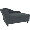 Pet Sofa Bed with Storage for Cats and Small Dogs – Dark Gray / 750x490x165 mm
