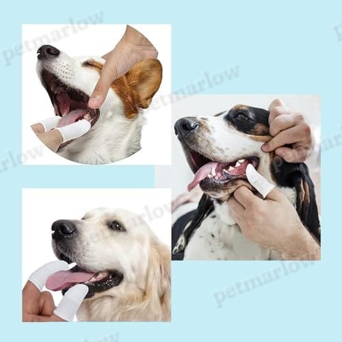 Pet Soft Fabric Finger Toothbrush Kit for Dogs and Cats – view 2