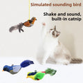 Pet Sound Bird Teaser Toy for Cats – Three colors are sent randomly