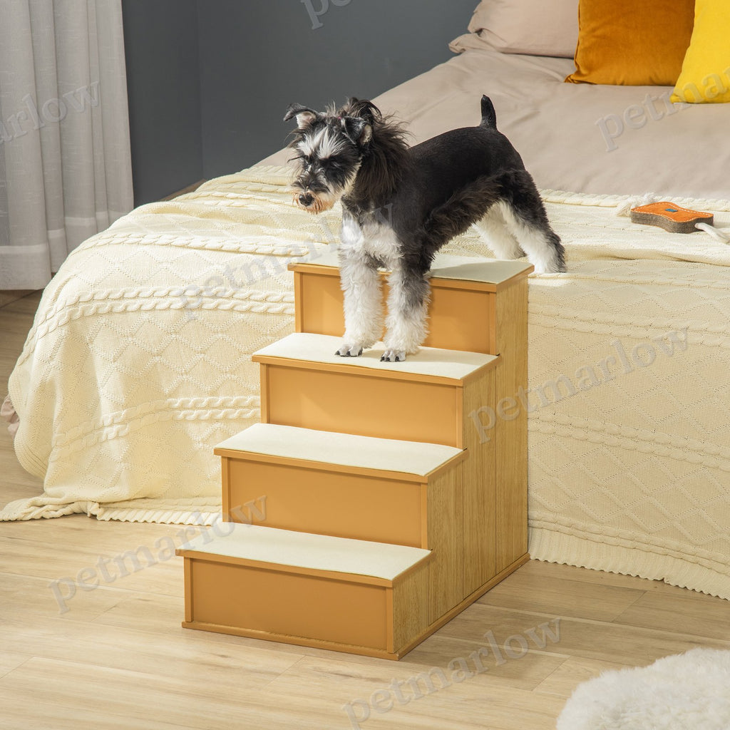 Pet Stairs for Dogs and Cats with Cushioned Steps – view 3
