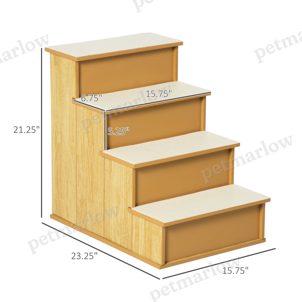 Pet Stairs for Dogs and Cats with Cushioned Steps – view 4