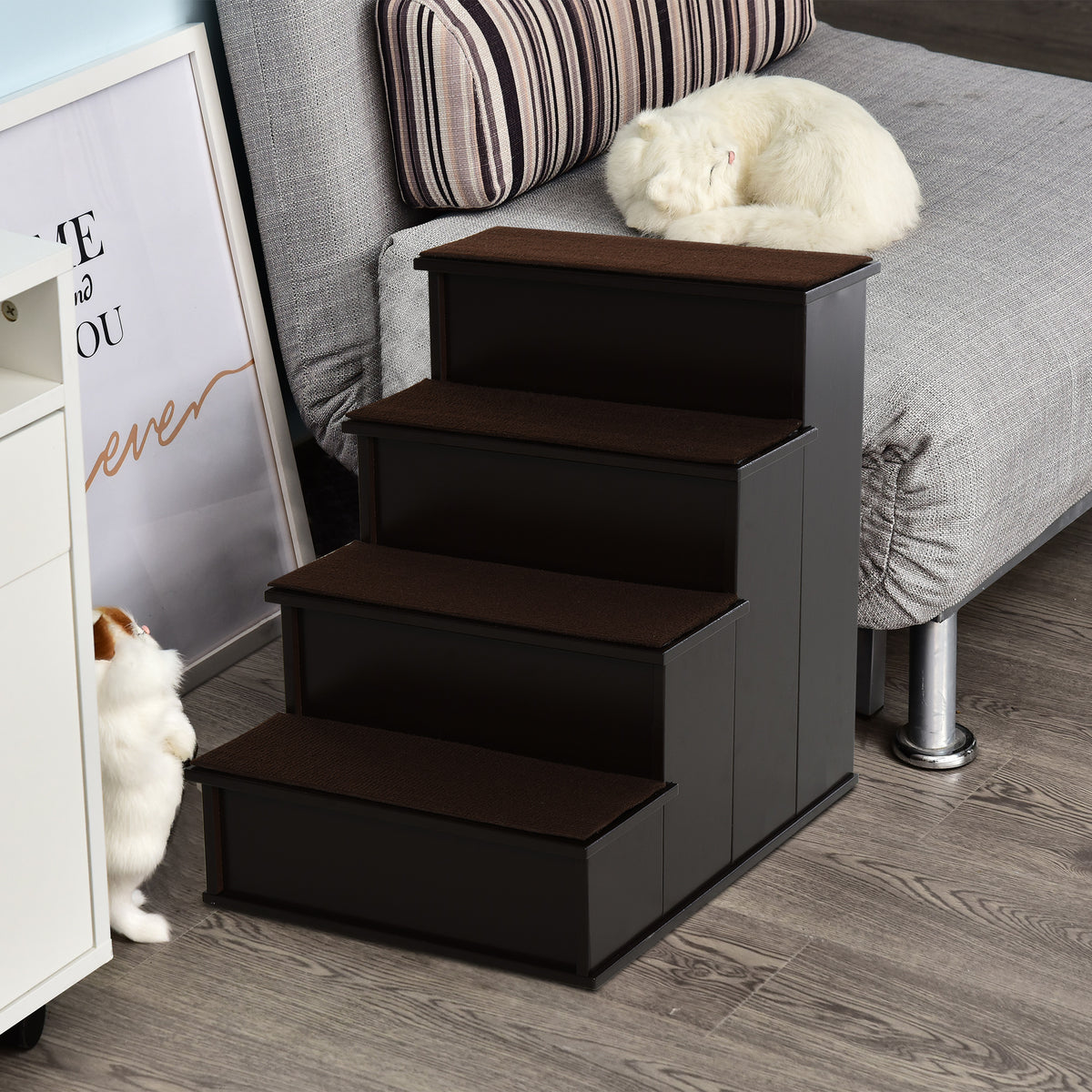 Pet Stairs for Small Dogs and Cats Up To 22 lbs