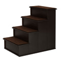 Pet Stairs for Small Dogs and Cats Up To 22 lbs – Coffee / 620x460x110 mm