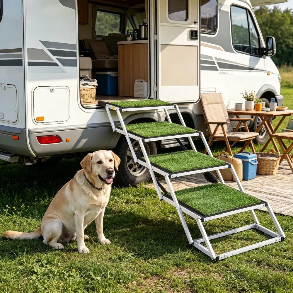 Pet Stairs with Adjustable Height for Easy Access