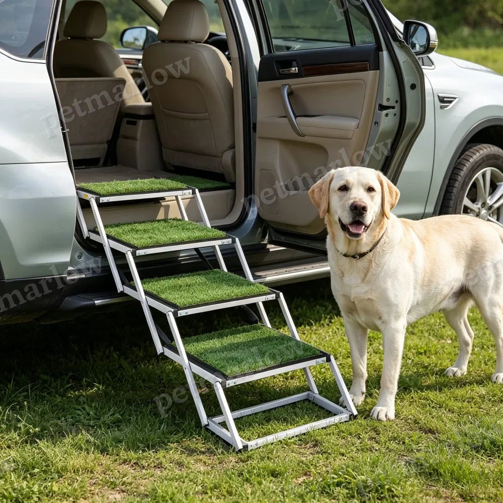 Pet Stairs with Adjustable Height for Easy Access – view 3