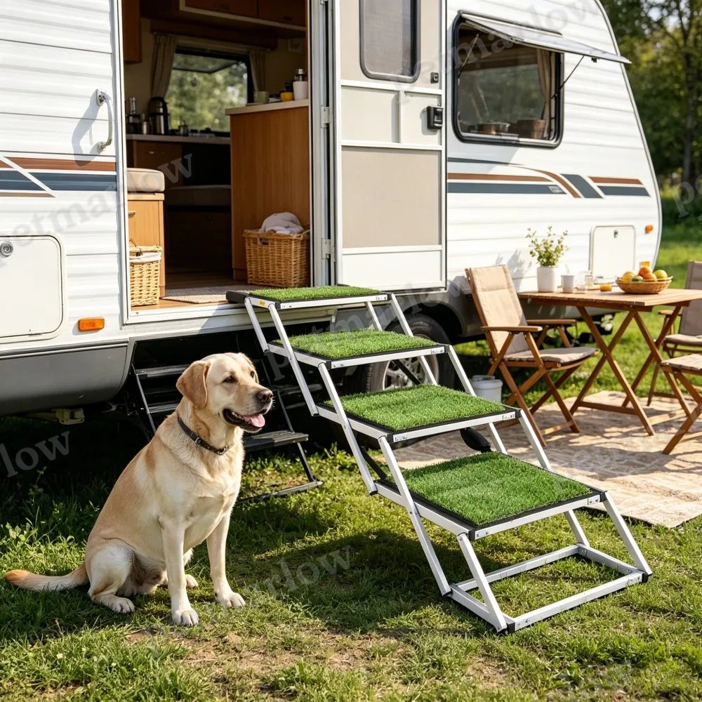 Pet Stairs with Adjustable Height for Easy Access – view 5