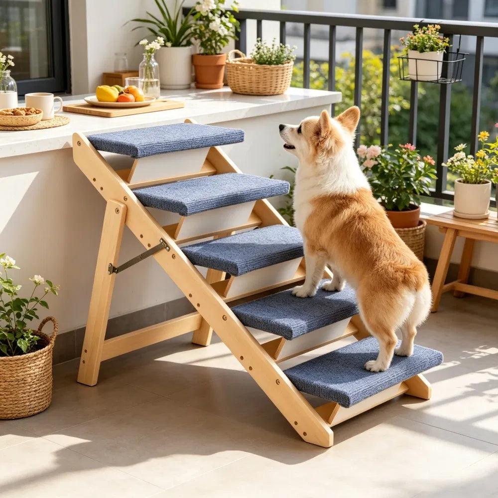 Pet Stairs with Non-Slip Surface for Easy Climbing