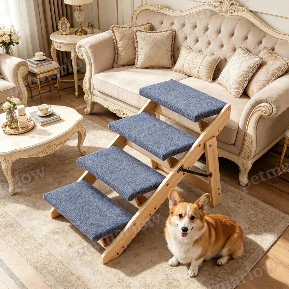 Pet Stairs with Non-Slip Surface for Easy Climbing – view 2