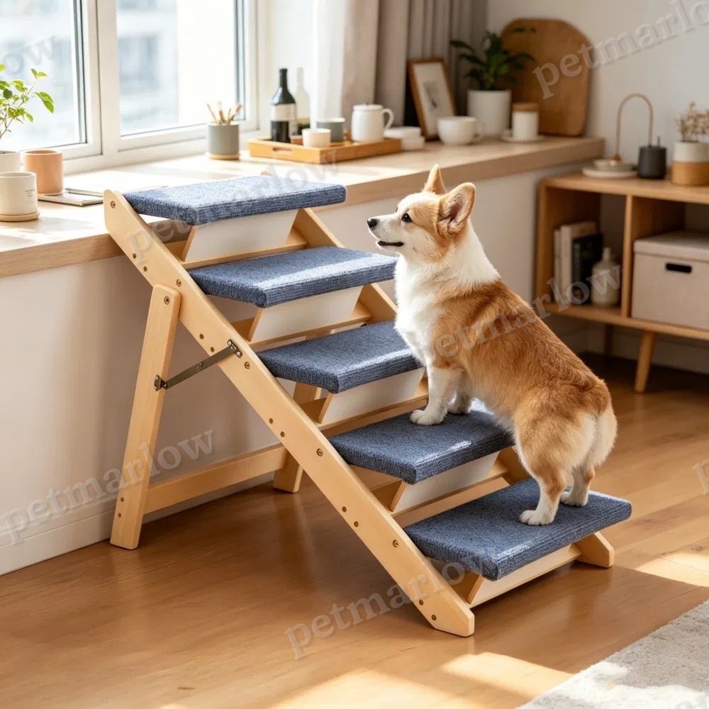Pet Stairs with Non-Slip Surface for Easy Climbing – view 2