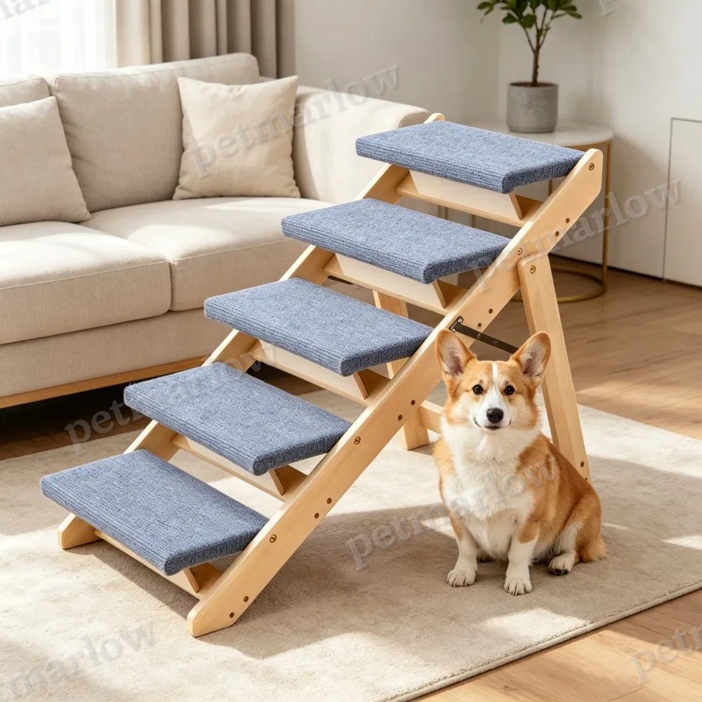 Pet Stairs with Non-Slip Surface for Easy Climbing – view 3