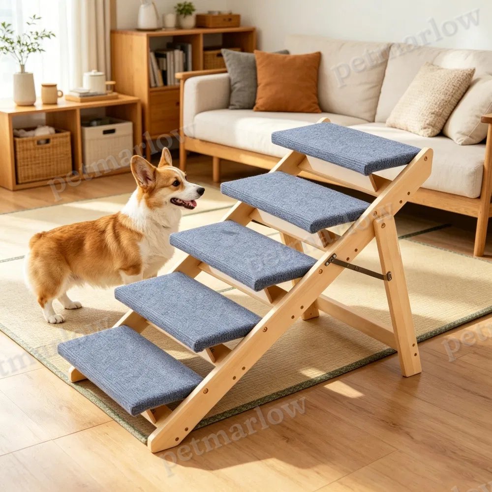 Pet Stairs with Non-Slip Surface for Easy Climbing – view 4