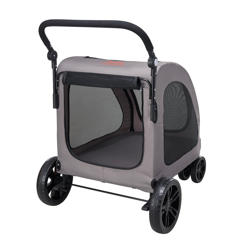 4-Wheel Pet Stroller Carrier for Dogs Up to 160 lbs