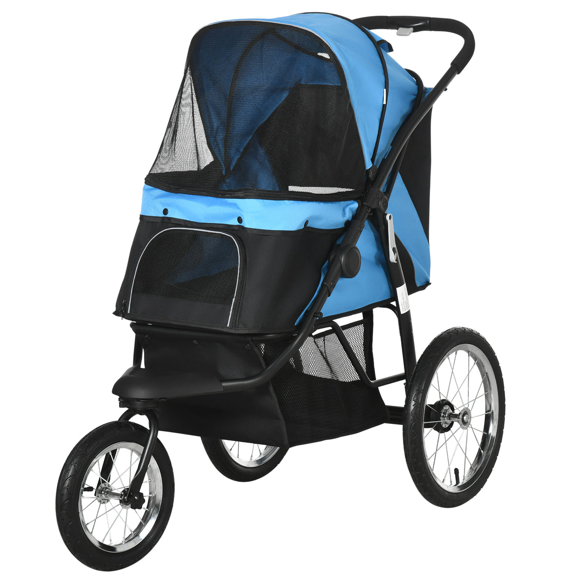 Pet Stroller for Small and Medium Dogs with Adjustable Canopy