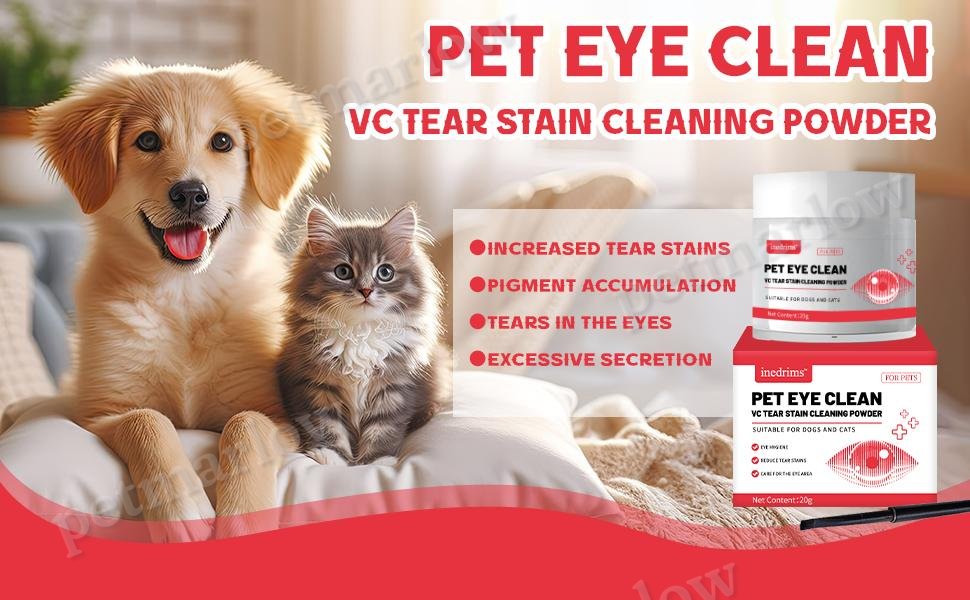 Pet Tear Stain Removal Powder for Dogs and Cats – view 2