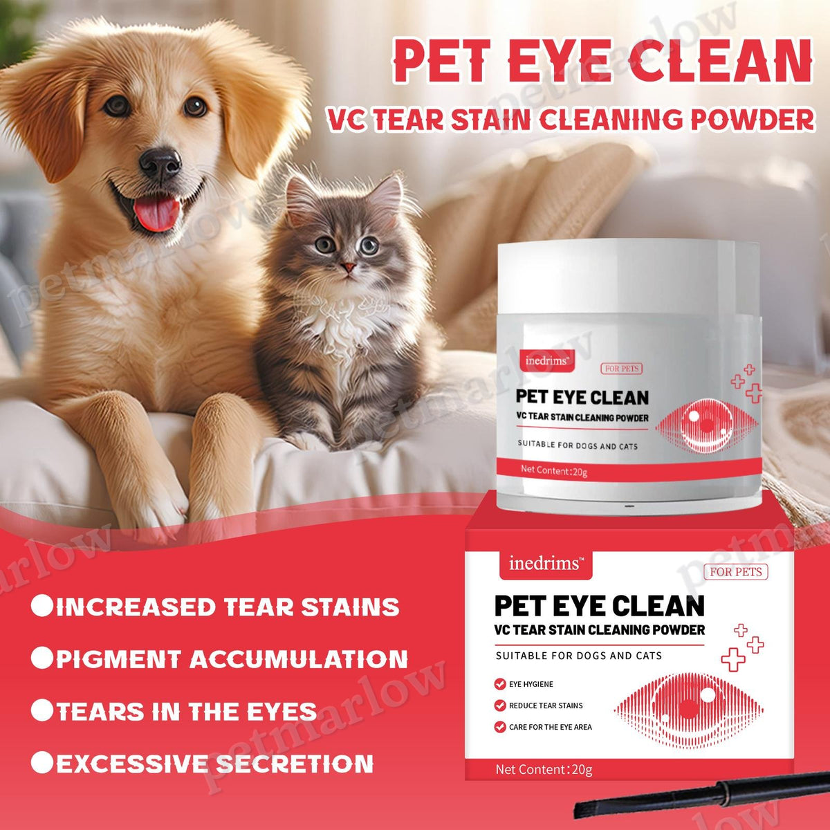 Pet Tear Stain Removal Powder for Dogs and Cats – view 4
