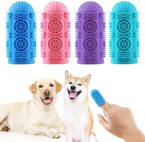 Pet Toothbrush 4 Pack Dog Toothbrush Kit