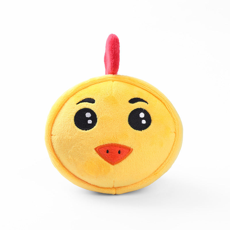 Pet Vocal Teething Plush Toys Bite Resistant Teeth Cleaning – Chicken