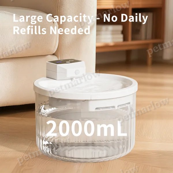Pet Water Fountain, Large Capacity Automatic Dispenser – view 3